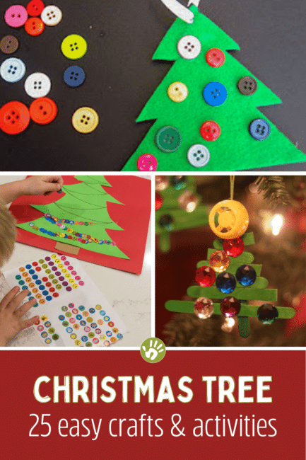 25 Easy Christmas Tree Crafts & Activities